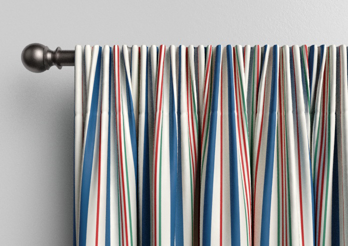 The British Stripe Co. George, Liverpool No.1 - Made to Measure Curtains - Image 9